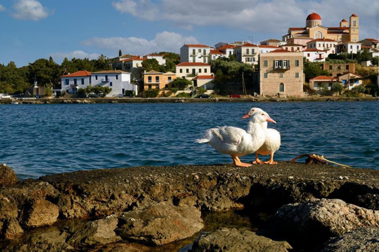 Koukonas Hotel Galaxidi Bagian luar foto
